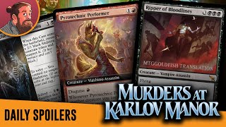 The Biggest Baddest Blood Artist Ever  Murders at Karlov Manor MTG Spoilers Day 2 [upl. by Etselec]