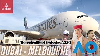 The new Emirates A380 Business Class  Dubai  Melbourne  Emirates Business Class  Trip Report [upl. by Hestia]