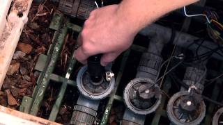 How To Replace A Sprinkler Valve Solenoid [upl. by Llemej440]