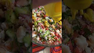 Fresco Y Delicioso Ceviche de Camaron Con Jaiba shorts ceviche recipe [upl. by Bronwen]