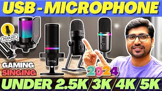 Best USB Microphone 2024🔥Best Mic Under 5000🔥Best Mic for YouTube🔥Best Mic For Singing🔥 [upl. by Danczyk819]