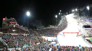 AUDI FIS Ski World Cup  Mens night slalom  Schladming AUT Jan 24 2024 1st run [upl. by Dania]