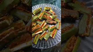 Bahut hi kam masala Tel Mein bharva bhindi Kaise banaenbharwa bhindibhindi ki sabji for lunch [upl. by Aznarepse947]