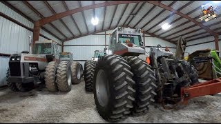 Awesome White Farm Equipment Tractor Collection in Southern Illinois [upl. by Lsil]