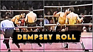 Dempsey Roll in real life Jack Dempsey Takeshi Fuji Mike Tyson [upl. by Birdt]