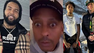 Gillie Da Kid Catches Stray From NBA YoungBoy Affiliate Over Million Dollaz Interview [upl. by Ddot]