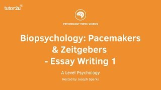 Biopsychology Pacemakers and Zeitgebers Essay Writing 1 [upl. by Judy]