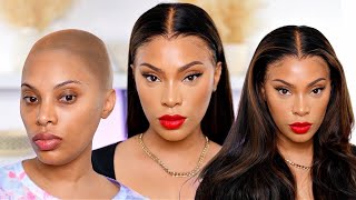 NO MORE WIG CAP  BALD CAP METHOD MOST FLAWLESS WIG INSTALL [upl. by Wun162]