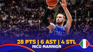 Nico Mannion 🇮🇹  Top Performer  FIBAWC 2023 Qualifiers [upl. by Corkhill]