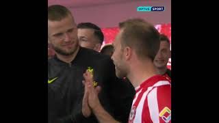 Eriksen reunites with former Spurs teammates in tunnel [upl. by Nivrad193]