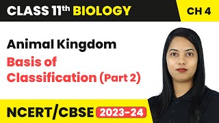 Animal Kingdom  Basis of Classification Part 2  Class 11 Biology Chapter 4  CBSE 202425 [upl. by Amalea]