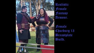 Realistic Female Fantasy Armour Female Churburd 13 Breastplate Build [upl. by Rashidi576]