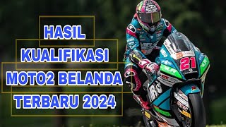 HASIL KUALIFIKASI MOTO2 BELANDA MARIO AJI DI POSISI KE 25 [upl. by Aggappora146]