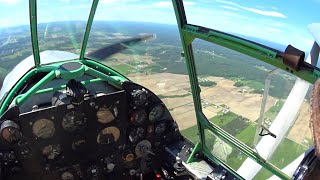 Lysander cockpit in flight [upl. by Eniac]