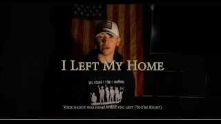 I Left My Home Military Cadence  Official Lyric Video [upl. by Eanod]