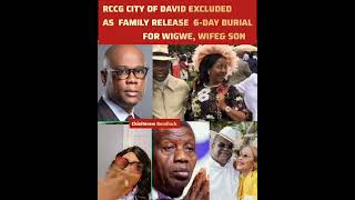 RCCG ON 🔥 FIRE AS CITY OF DAVID PARISH EXCLUDED FROM ATTENDING WIGWRS BURIAL [upl. by Anatnahs971]