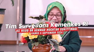 Kunjungan Tim Surveilans Kemenkes RI ke RSAM Bukittinggi [upl. by Yddor147]