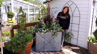 Planting a Huge Metal Container 💚🌿😍 Garden Answer [upl. by Adele119]