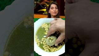 Nora Fatehi never tried pani puri viral viralshorts youtube youtubeshorts norafatehi panipuri [upl. by Vevine750]