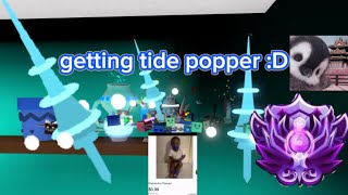 crafting tide popper in hit game bee swarm simulator [upl. by Martie]