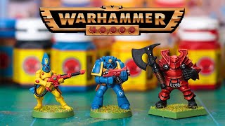 Painting Warhammer like its 1994 [upl. by Latsyek]