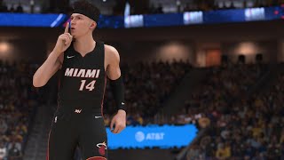 NBA GOLDEN STATE WARRIORS vs MIAMI HEAT NBA 2K25 GAMEPLAY PS5 [upl. by Melli230]