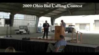 Curt Yoder  2009 Ohio Bid Calling Champion [upl. by Aidnyc531]