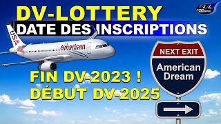 DV LOTTERY 2025  Voici la date des inscriptions à la prochaine loterie américaine [upl. by Miguel618]