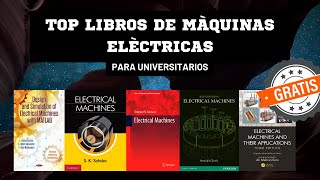 TOP LIBROS DE MAQUINAS ELECTRICAS PARA DESCARGAR GRATIS [upl. by Weinman563]