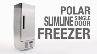 Polar Upright Slimline Freezer 440Ltr G591 [upl. by Grose]