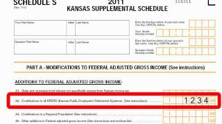 How to add your KPERS back into your tax return [upl. by Singleton824]