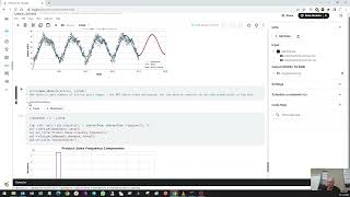 30 Continue with seasonality and periodogram machinelearning predicting [upl. by Ahsikel]