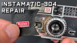 Kodak Instamatic 304 Camera Repair and some information [upl. by Aivin555]