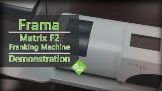 Franking Machines  Frama Matrix F2 Franking Machine [upl. by Beatrix]