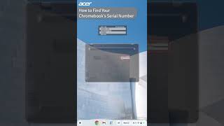 How to Find the Serial Number on a Chromebook [upl. by Eybbob399]