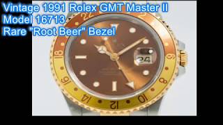 Incredible vintage Rolex quotRoot Beerquot GMT watch [upl. by Blumenfeld]