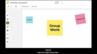 Creating sticky notes in Google Jamboard [upl. by Chil]