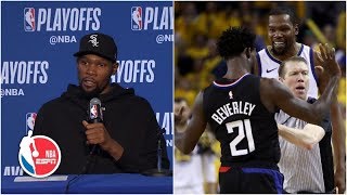 Kevin Durant had fun playing against Patrick Beverley  NBA Sound [upl. by Daren708]