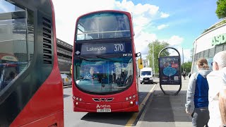 Shabby FRV  TFL Bus Route 370 Romford Mercury Gardens  Lakeside  DW  Arriva London North [upl. by Atikkin]