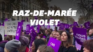 La marche NousToutes a rassemblé plus de monde à Paris que les gilets jaunes [upl. by Eicats]