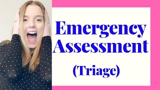 EMERGENCY ASSESSMENT TRIAGE USING THE ABCDE PRINCIPLE [upl. by Ebbie901]