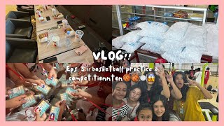 Basket vlog  ice bath🥶 pertandingan🏀 keseruan kumpul sama temen2🍽️😢😱 dll [upl. by Uis]