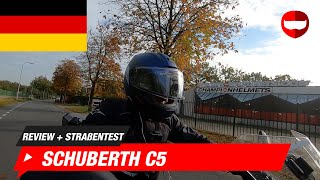 Schuberth C5 Review und Straßentest  ChampionHelmetscom [upl. by Ettedanreb180]