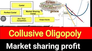 Market sharing cartelsCollusiveOligopolyCollusive non CollusiveOligopolyoligopolymarketstructure [upl. by Eno138]