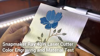 Cloudray 40W CO2 Laser Engraver Cutting Machine With 8” X 12” Working Area [upl. by Margetts615]