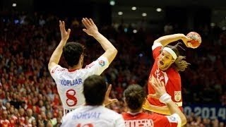 EHF EURO 2014  DENMARK vs CROATIA  Final Round Semifinal [upl. by Aleydis]