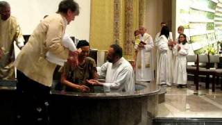 Baptism Catholic Immersion [upl. by Ahsieken]