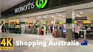 Woolworths Supermarket Shopping in Australia 🇦🇺 [upl. by Enyawed]