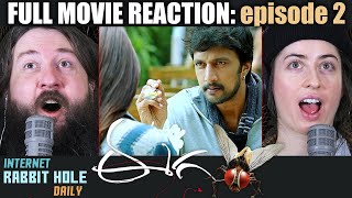 EEGA  Telugu  FULL MOVIE REACTION  episode 2  irh daily [upl. by Loralee]