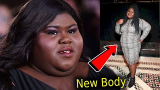 Gabby Sidibe Flaunts Slimmer Physique Near Cool Future FatherinLaw in New Selfie [upl. by Hanikas]